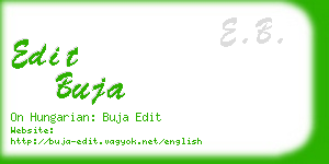 edit buja business card